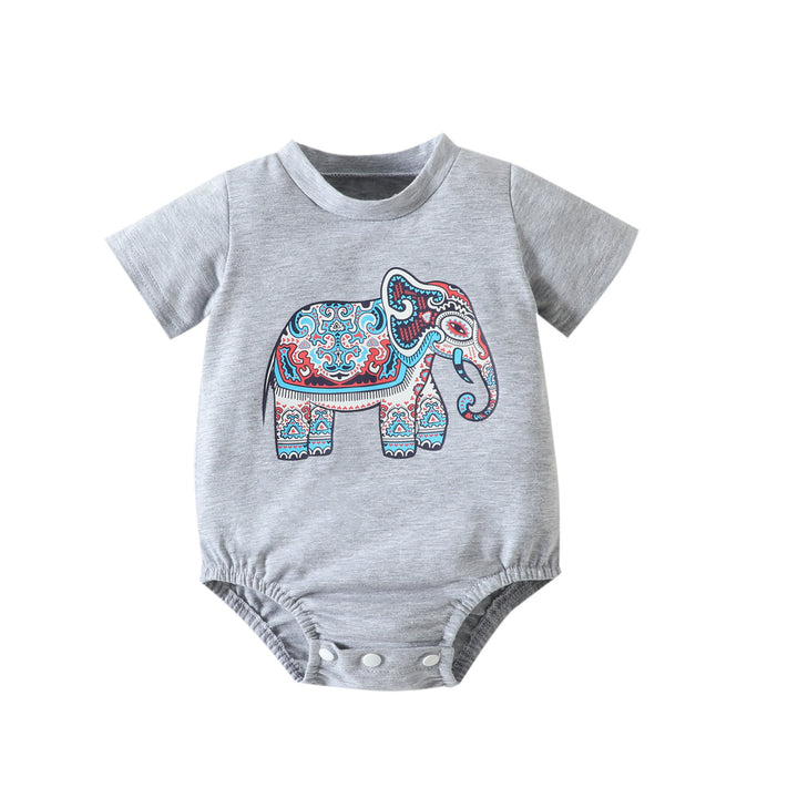 Baby Clothing Elephant Printed Cute Clothes