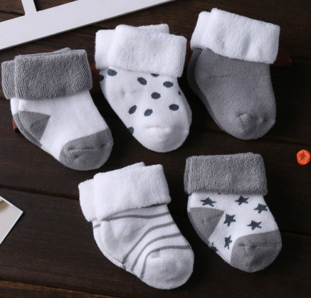 5 pairs Baby Socks Floor Cotton socks