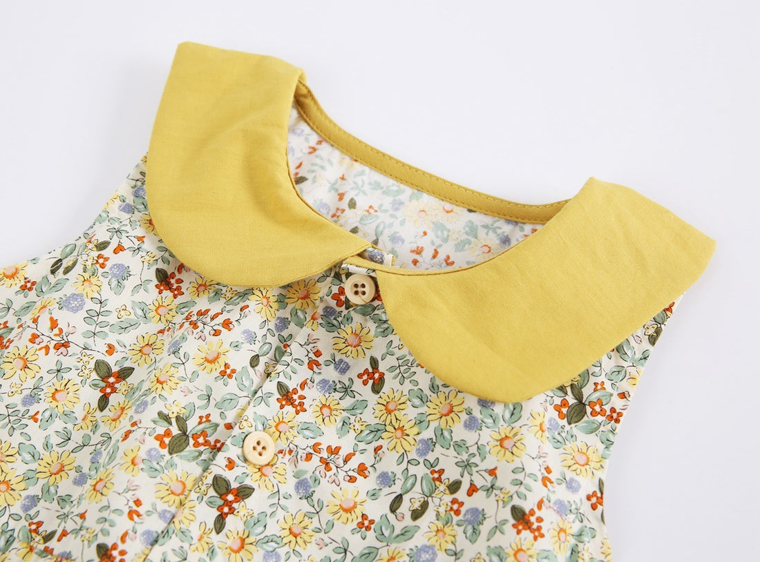 Summer Fashion Baby Clothing Floral