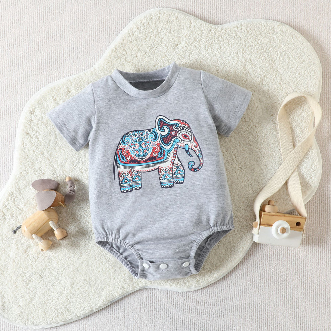 Baby Clothing Elephant Printed Cute Clothes