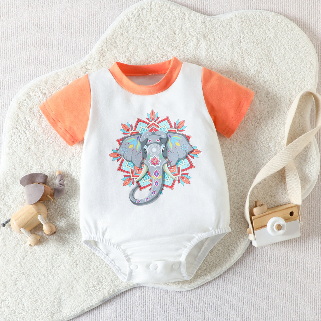 Baby Clothing Elephant Printed Cute Clothes