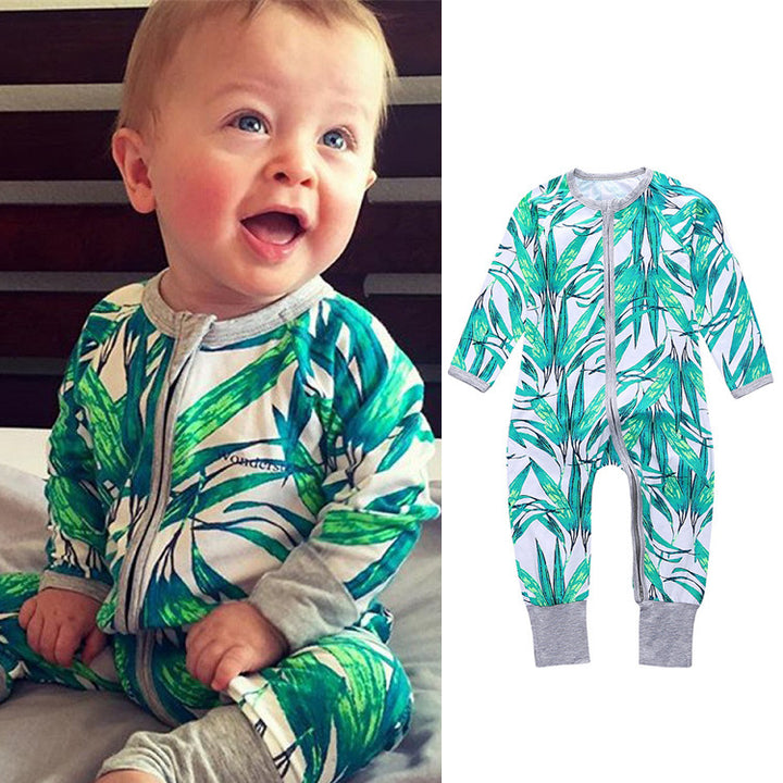 A Bamboo Leaf Cotton Baby Uniform Clothing