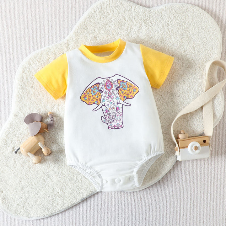 Baby Clothing Elephant Printed Cute Clothes