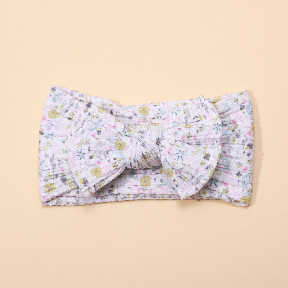 Children's Hair Accessories Baby Digital Printing Bow